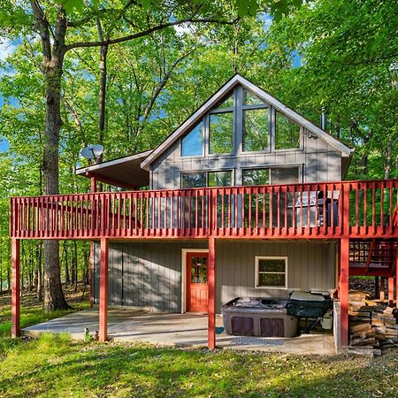 Hot Tub, Large Deck, Wifi, Fire Pit At Chalet Cabin Morton Grove المظهر الخارجي الصورة