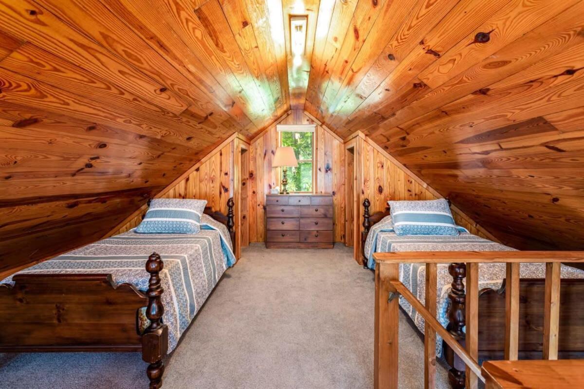 Hot Tub, Large Deck, Wifi, Fire Pit At Chalet Cabin Morton Grove المظهر الخارجي الصورة